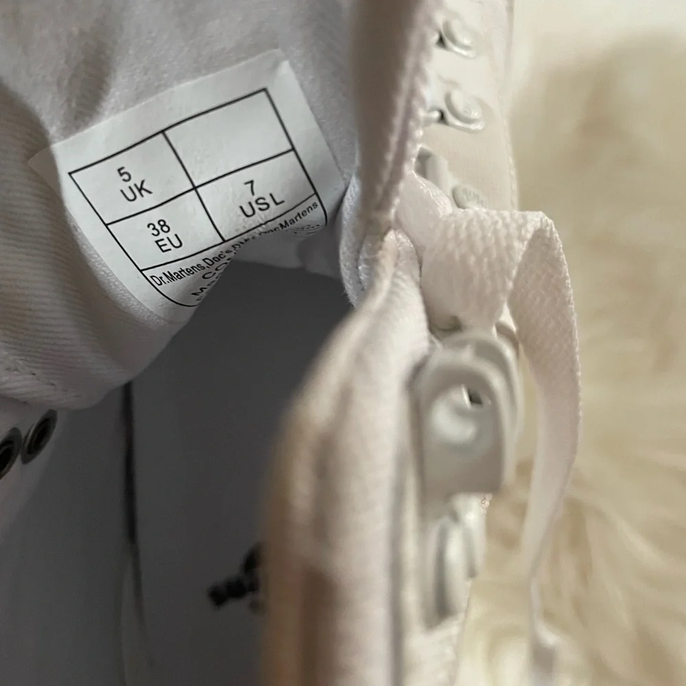 Dr. Martens Women's White Combat Boots - Picture 10 of 10